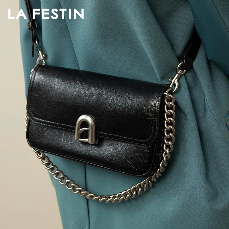 LA FESTIN Original Bags for Women New Luxury Handbags Chain Bag Small Shoulder Bag Ladies Bag Crossbody Bag A-line Door Bag