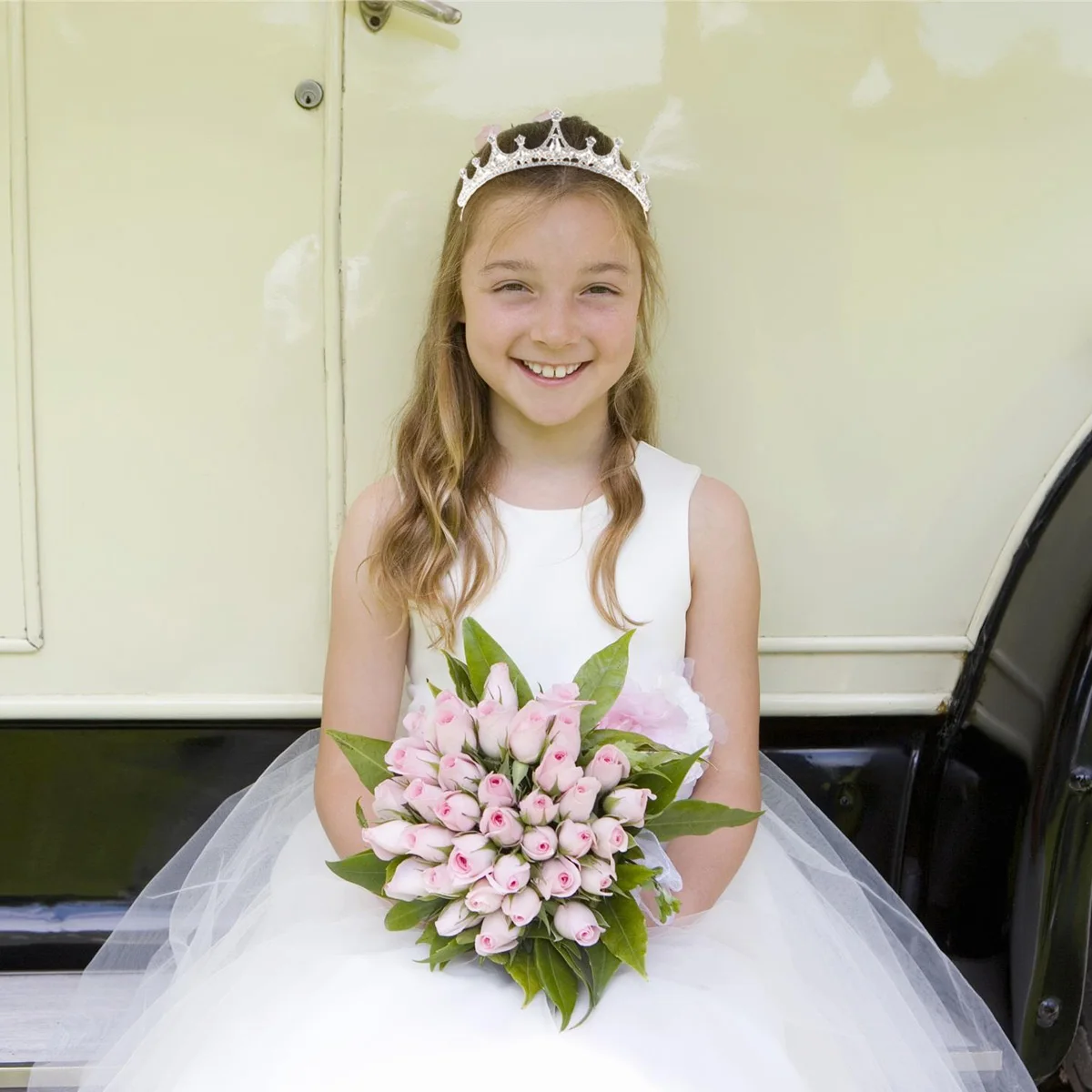 

Elegant Rhinestone Headband Kids Birthday Party Crystal Hair Accessories Costume Decor Lightweight Comfortable