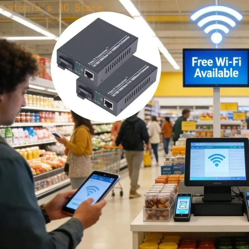 Professioneller Singlemode-Glasfaser-Transceiver, 1G, Geschwindigkeit, 20 Entfernung, SCs-Anschlüsse für die – Detail 4