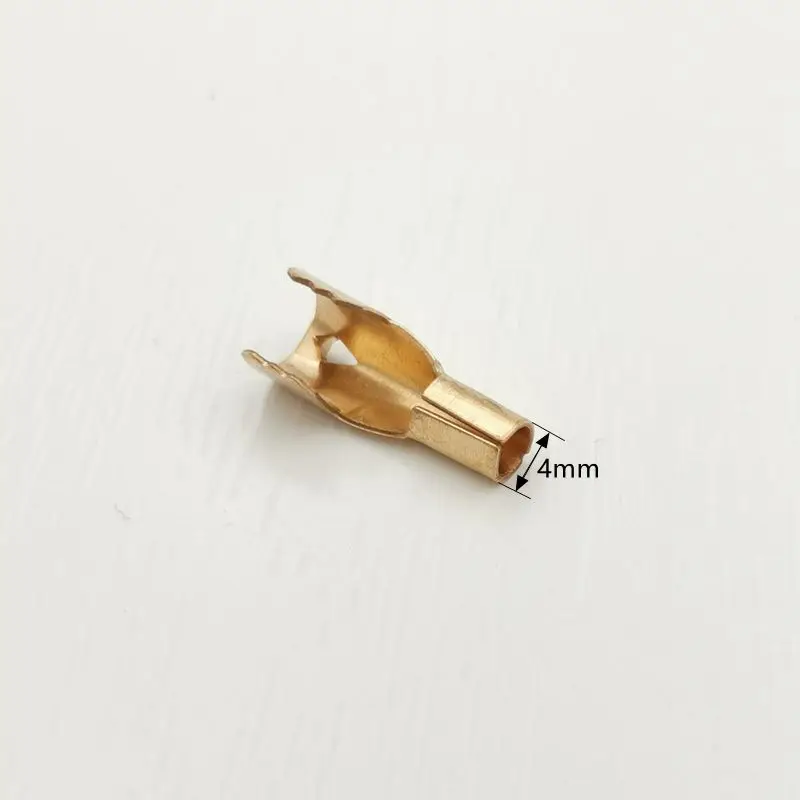 Waste Oil Burner Igniter Accessories High Voltage Wire Copper Connector for High Prressure Pulse Transformer Ceramic Electrode