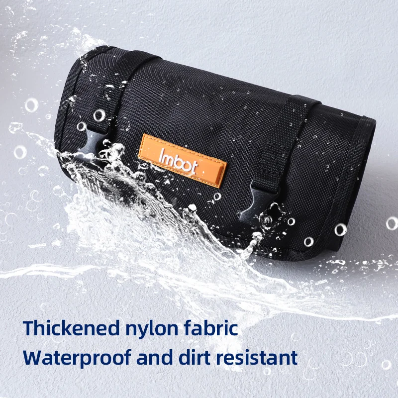 حقيبة لف الأدوات من النايلون المتين المقاوم للماء لتنظيم الأدوات مع حقيبة أدوات بزر محمول لقم الثقب