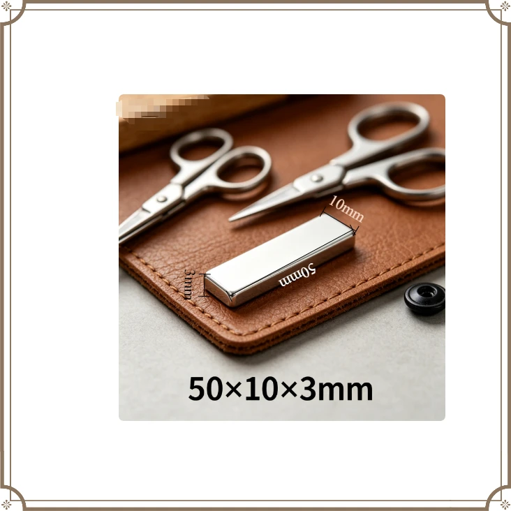 Super Strong N35 50x10x3mm Neodymium Magnet Rectangular Block NdFeB Permanent Magnet For DIY Handmade Arts And Crafts