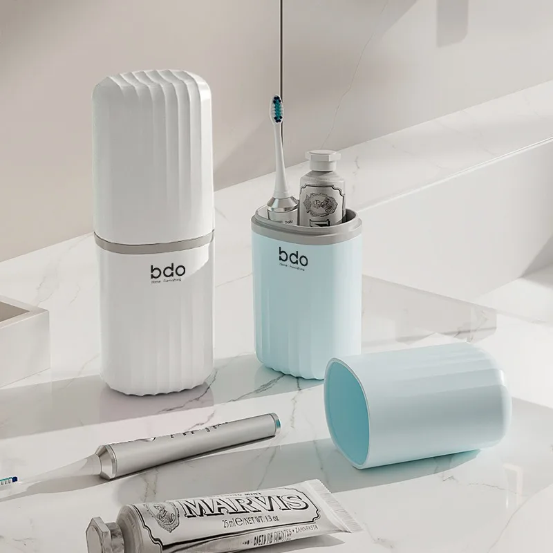 مجموعة حماية معجون الأسنان وفرشاة الأسنان المحمولة ، كوب غسيل السفر ، منشفة التخييم ، صندوق التخزين