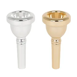 Gold/Silver Tenor trombone mouthpiece 1/2 pull nozzle No. 6 and a half AL mouthpiece