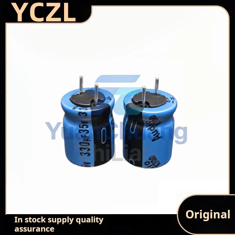 20PCS Brand new genuine 330uF 35v audio fever electrolytic capacitor volume 10*12.5mm