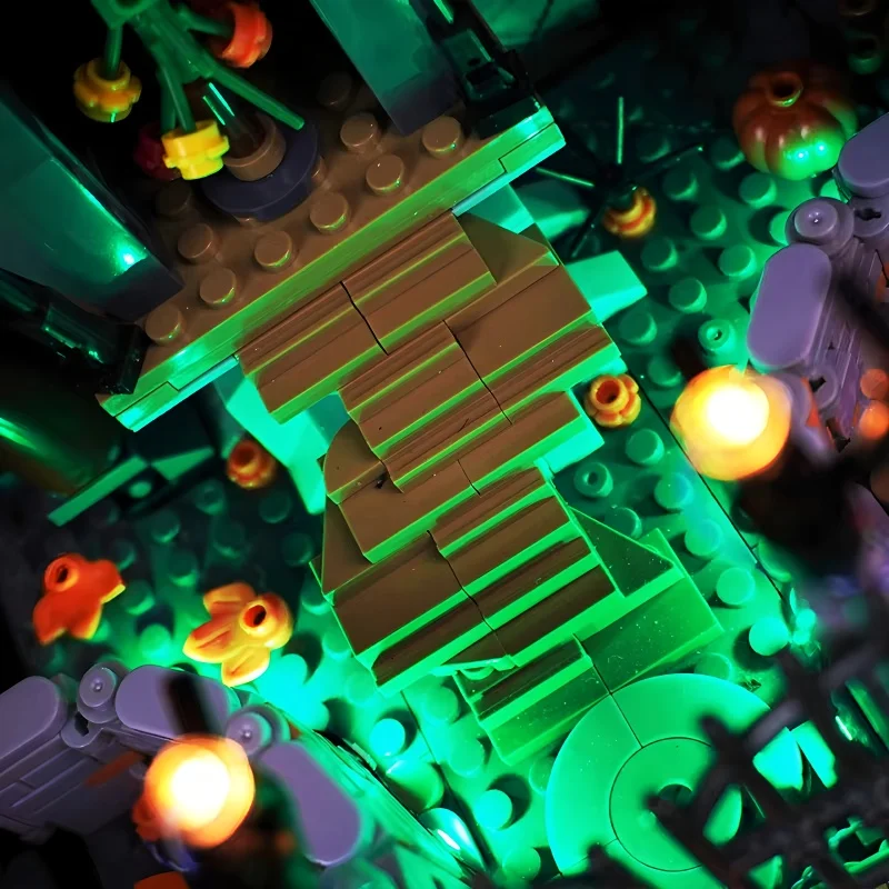 ชุดไฟ LED DIY สำหรับเลโก้ 21351 คืนคริสต์มาสสยองขวัญ (เฉพาะไฟ LED โดยไม่มีโมเดลบล็อก)