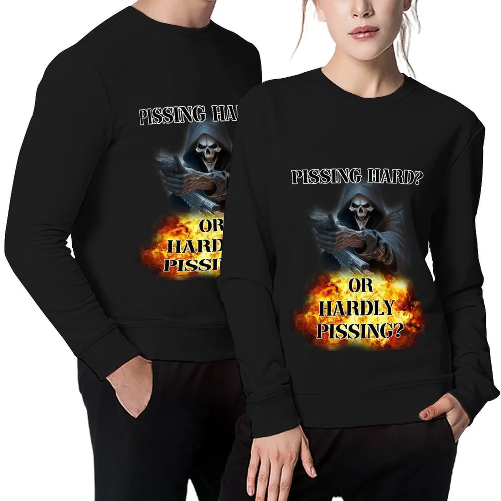 

pissing hard or hardly pissing Pullover autumn clothes tracksuit men's clothes men clothes men's sweatshirts
