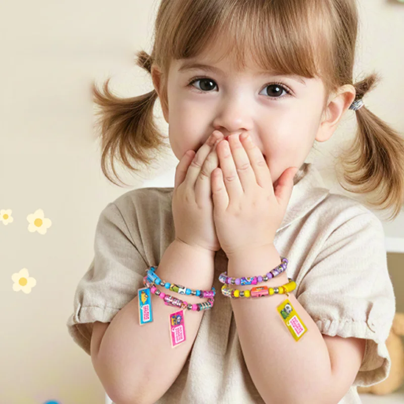 Mr.Paper 4 Styles String Stickers Set, Creative Sticker Bracelet Rolls for People DIY Craft, Colorful Elastic Band Stationery