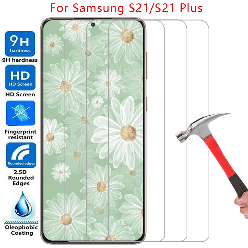 screen protector for samsung galaxy s21 plus 5g protective tempered glass on samsungs21 galaxys21 s 21 21s s21plus film samsumg