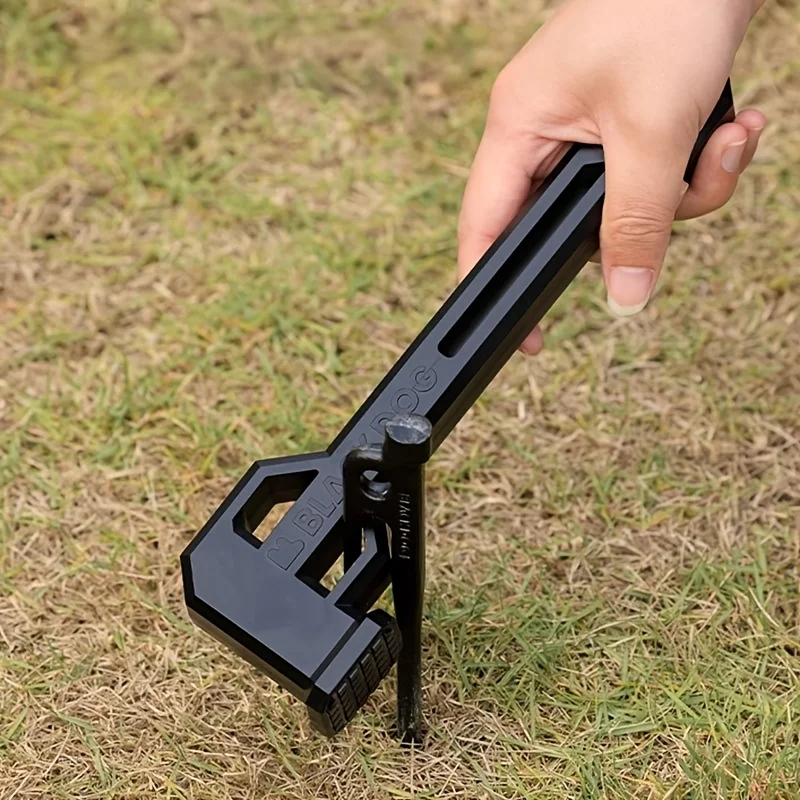 

Camping Hammer Outdoor Tent Ground Nail Plastic Ground Nail Pile Puller Anti-slip Sturdy Tool Hammer