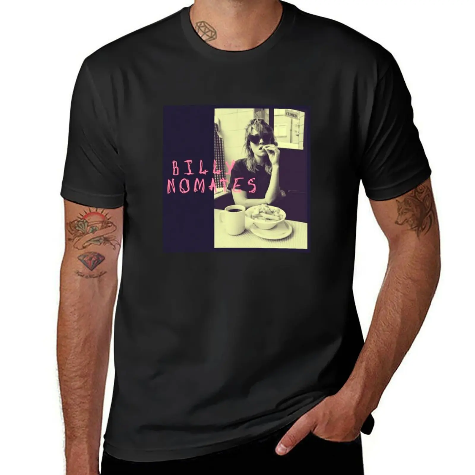 

billy nomates best of logo bes singer T-Shirt customizeds Short sleeve tee tees t shirt for men