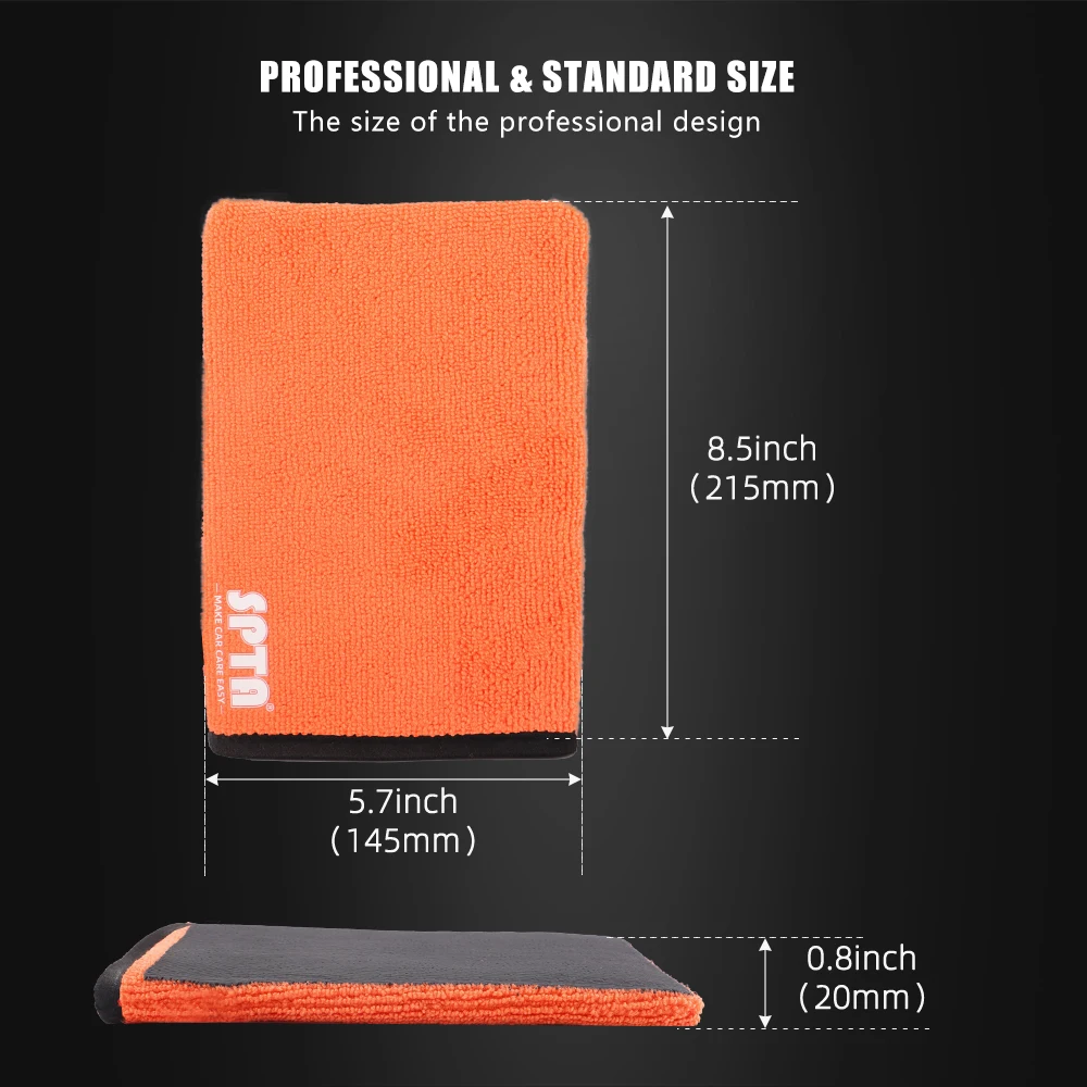 SPTA Clay Bar Mitt Glove Detailing Cleaning Towel Cloth Clay Mitt Detailing Mitt Removal of Surface Bonded Micro Contaminant