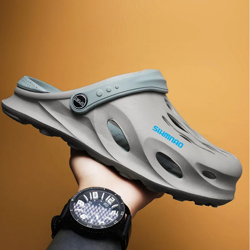 2024 Men's Summer Outwear Anti Slip Lightweight Driving Hole Shoes Men's Sports and Leisure Beach Fishing Sandals image 2