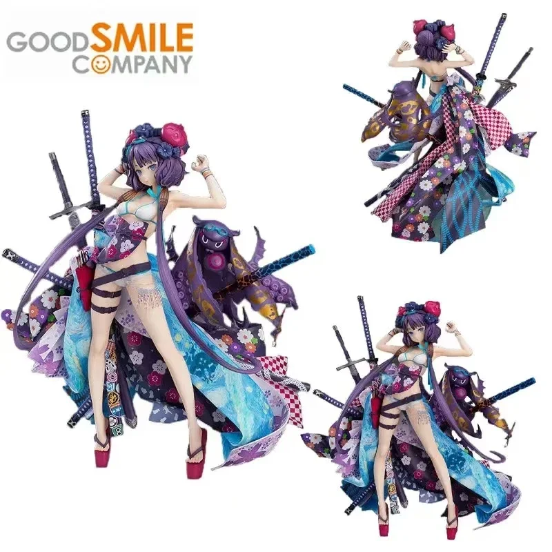 GSC Genuine FGO FATE Saber Anime Figure Katsushika Hokusai Swimwear Action Figure Toys for Kids Gift Collectible Model Ornaments