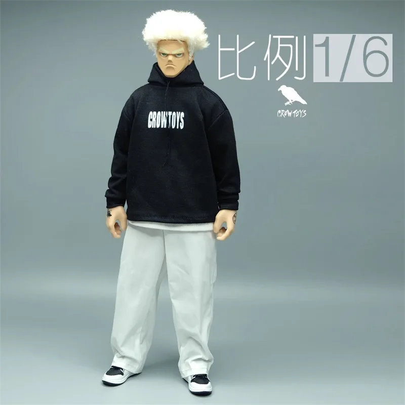 J.T STUDIO CROWDHTOYS 1/6 ملحقات الجندي نموذج هوديي بأكمام طويلة لجسم شخصيات الحركة 12 بوصة متوفر في المخزون #2