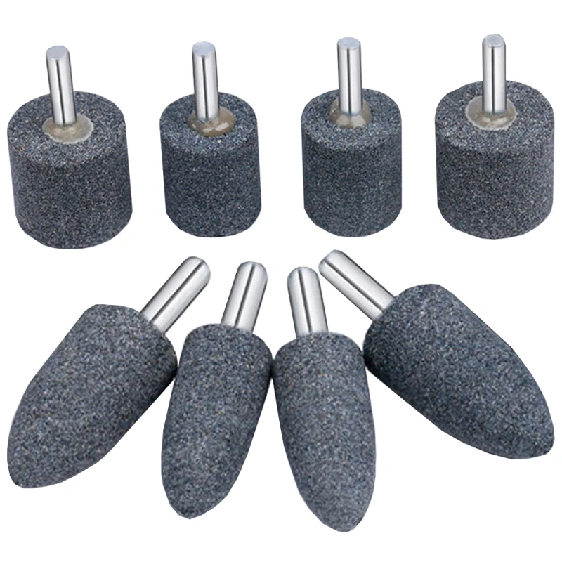 

4PCS Metal Grinding Stone Set Polishing Sanding Rust Removal Deburring Grinding Wheel Sandpaper 1/4” (6mm) Shank For Rotary Tool