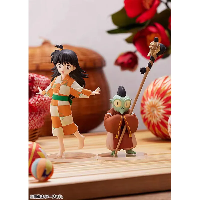 GSC POP UP PARADE Genuine Inuyasha Jaken Rin Kawaii Anime Action Figures Toys for Boys Girls Kids Christmas Gifts Collectible