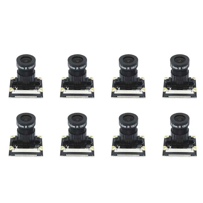 ABZZ-8X 5MP OV5647 Camera Module Non-Night Vision Version For Raspberry Pi 75 Degree 3.6Mm Adjustable Focus 1080P HD Webcam