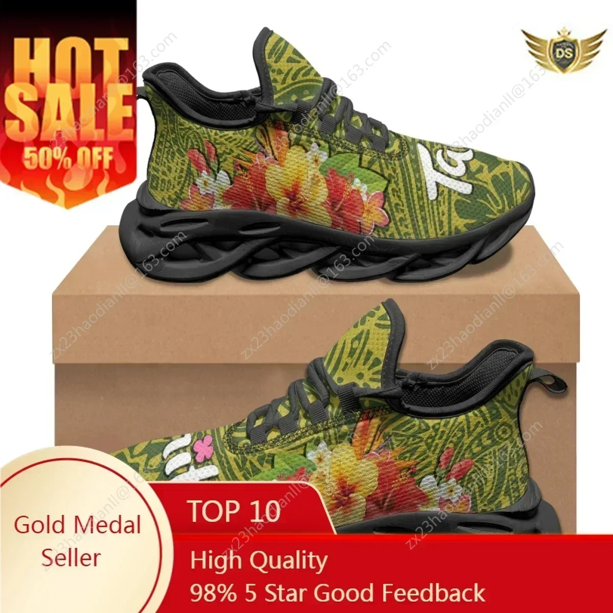 Haitian Polynesian Designer Women Platform Shoes Casual Fashion Anti-Slip Outdoor Sneakers Teens Students Flat Shoes Footwear