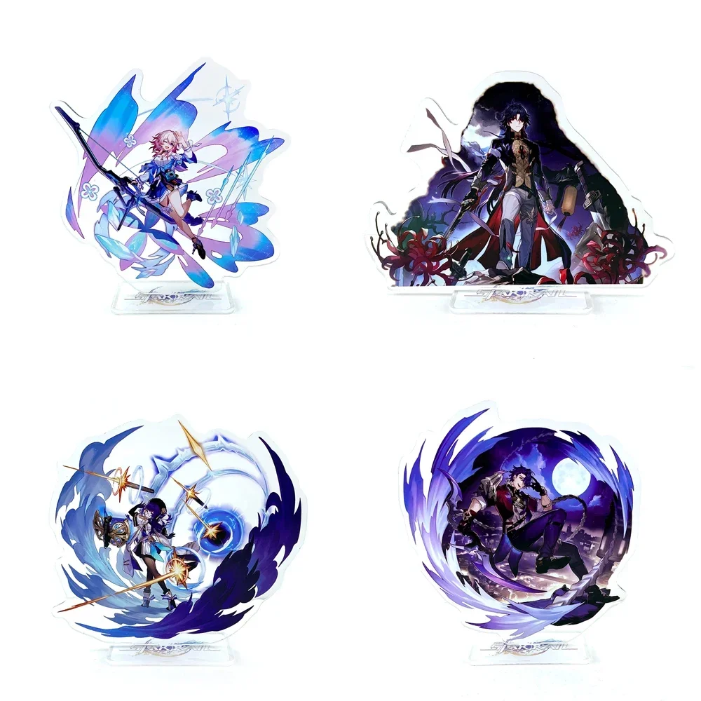 Honkai Star Rail characters March 7th Blade Pela Sampo acrylic standee figurines desk decoration cake topper