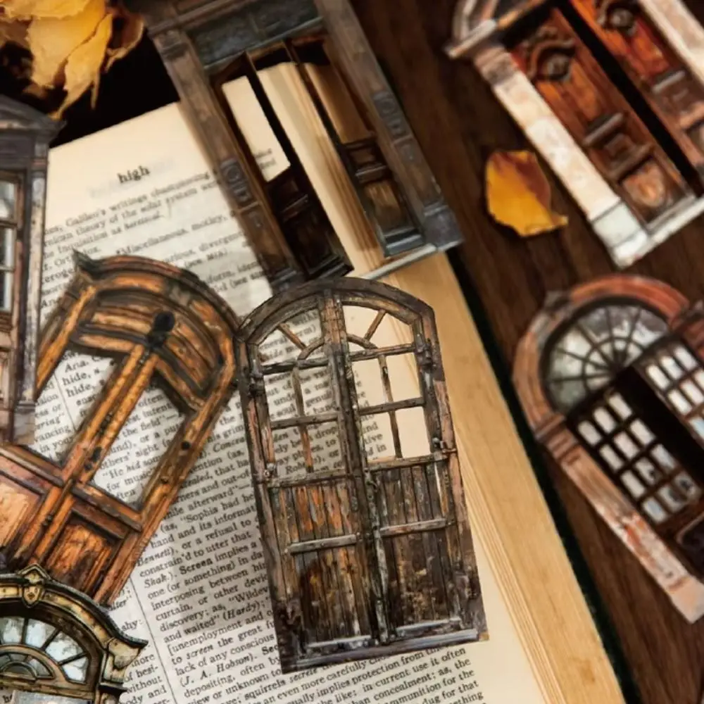 

60 шт. новые винтажные наклейки для твердых карточек, многофункциональные многофункциональные наклейки из материала для ручного счета