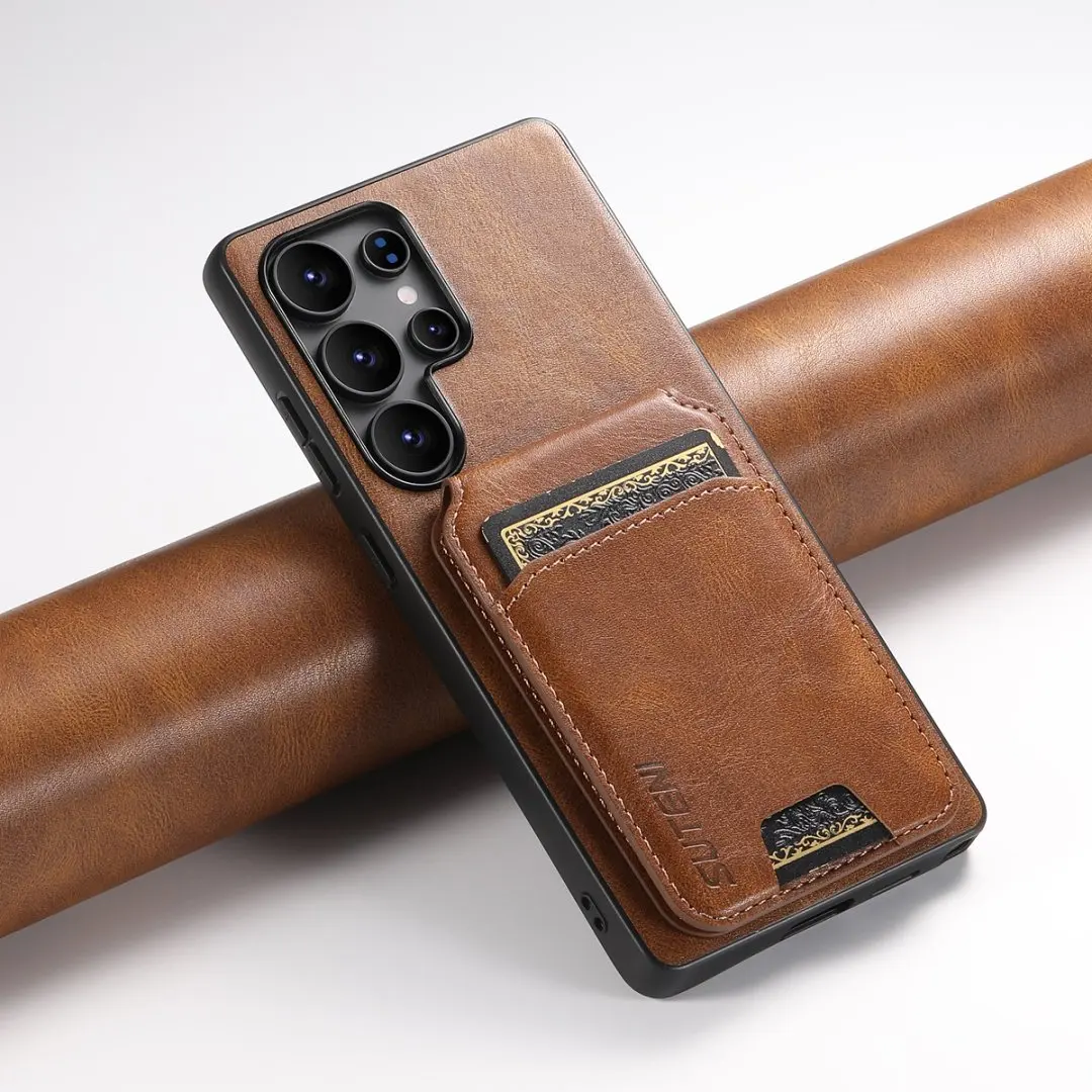 

Кожаный чехол-кошелек с держателем для карт и подставкой для Samsung Galaxy S26 Plus S22 S23 S24 S25 S26 Ultra Note20 Ultra