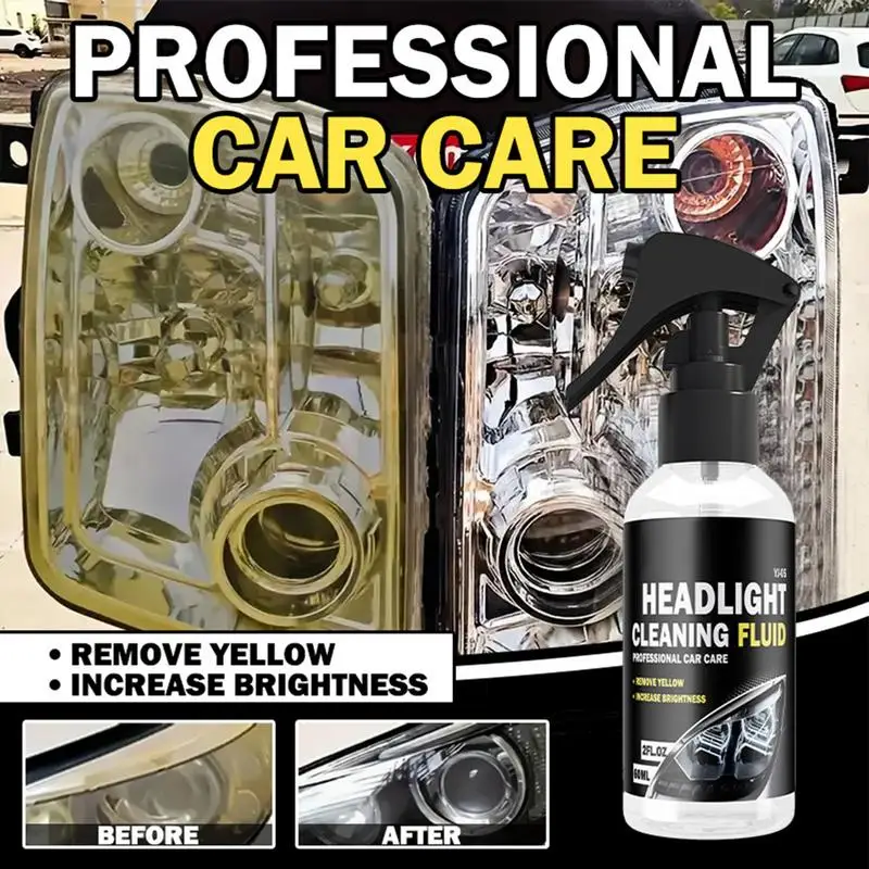 Headlight Restorer Headlight Renewal Polish Liquid Headlight Repair Polish Tool Automotive Headlight Restore Liquid For