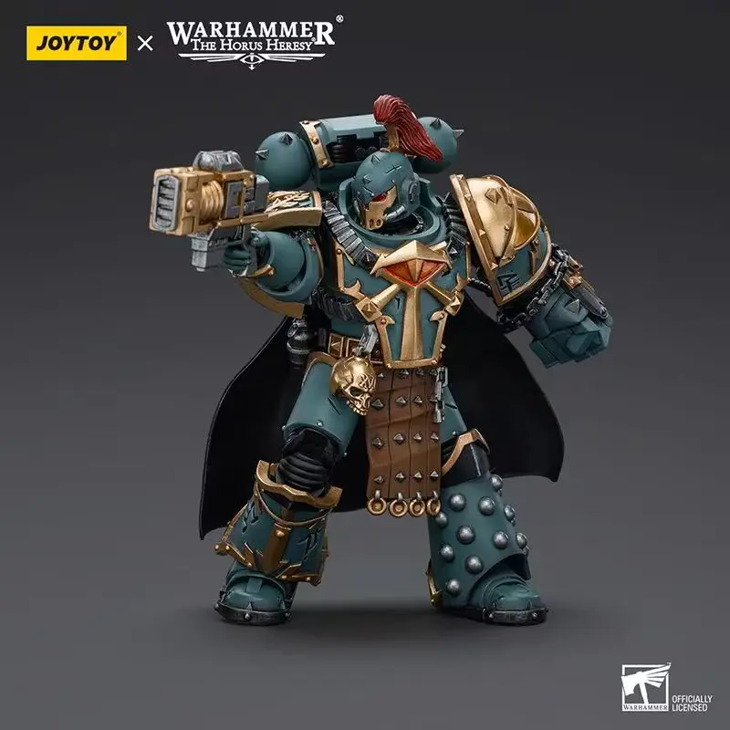 

In Stock JOYTOY Warhammer 40K Sons of Horus Legion Praetor with Power Fist Anime Action Figure Model Toys Collection Doll Gifts