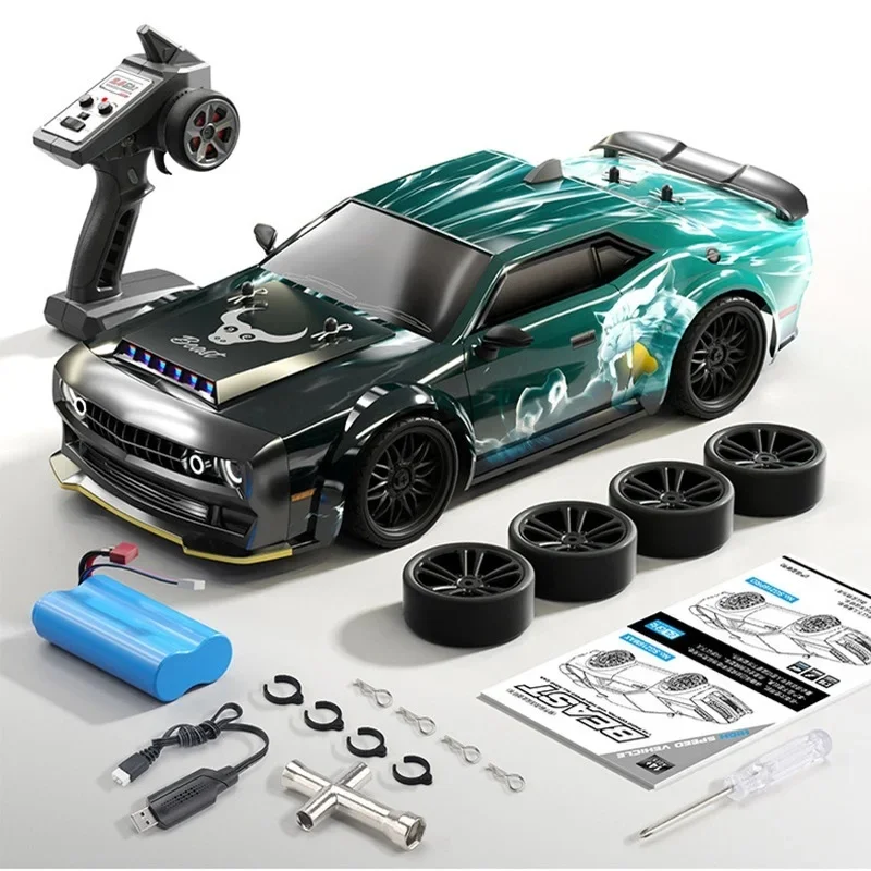 SG216 MAX Hellcat four-wheel drive high-speed brushless remote control vehicle full-scale drift model professional simulation to