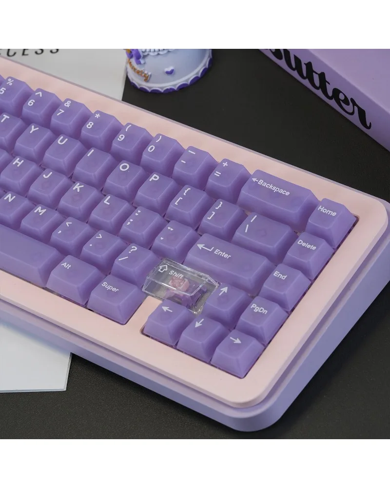

Keycap 132 keys PC pad printing customized original factory-adapted wooting/Maicong and other mechanical keyboards