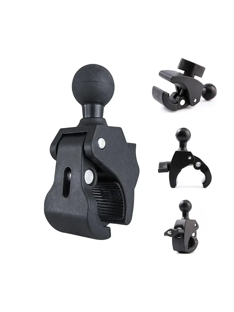 AliExpress NONE Motorcycle Bicycle Handlebar Rail Mount Clamp with 1 inch Balhead Base for Gopro Action Camera for Mount Handlebar Clamp Clip