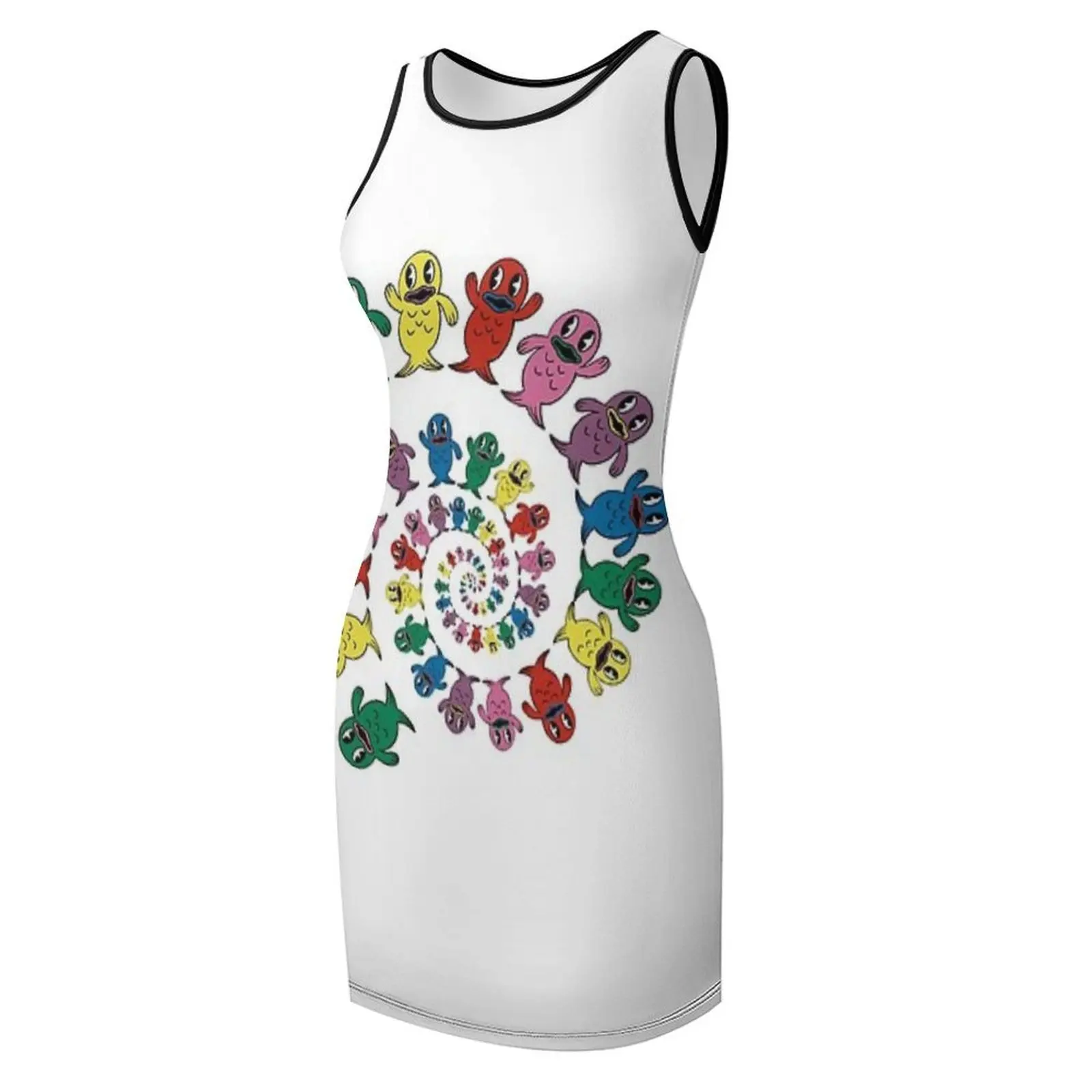 فساتين King Gizzard and the Lizard Wizard Denver Mission Ballroom 2019 بدون أكمام للنساء 2025 #4