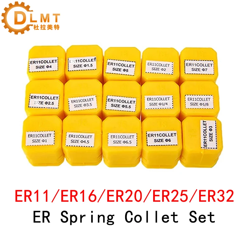 1 Set Spring Collet ER11 ER16 ER20 ER25 ER32 Collet Chuck…
