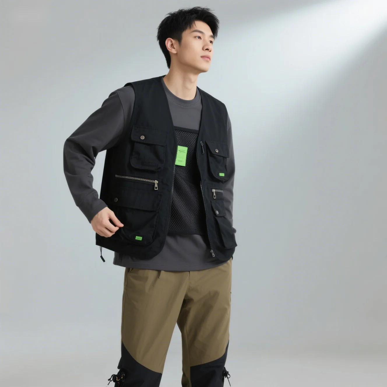 

Сверхлегкий жилет для рыбалки, летние сетчатые куртки с несколькими карманами, быстросохнущий жилет, летний сетчатый жилет, рыболовный жилет для мужчин