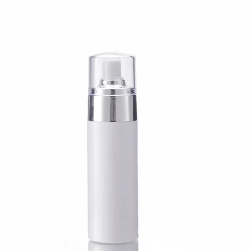 100ml 120ml 130ml 150ml Plastic Spray Bottle Refillable Perfume Portable Empty Container Travel Cosmetic Sprayer Atomizer White