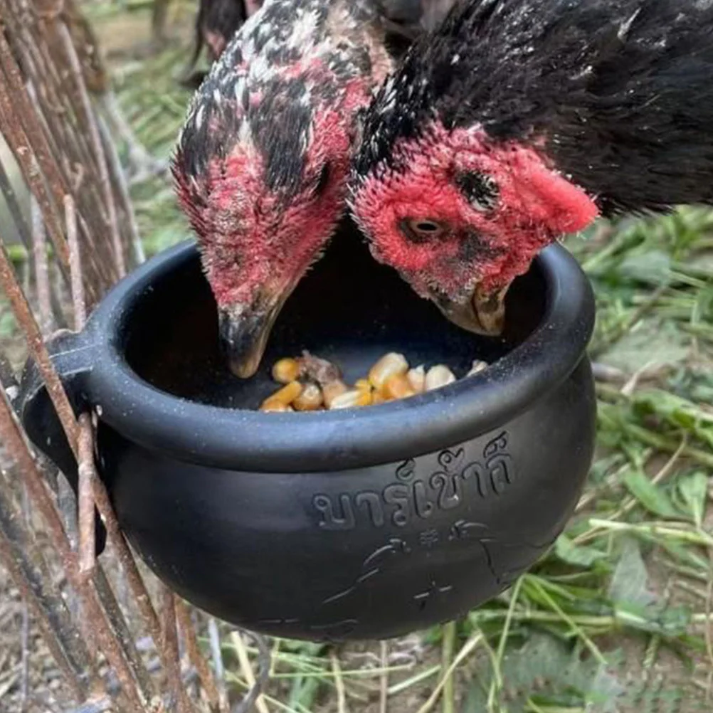 

2 set Feeding Bowl Replaceable Poultry Water Cup Compact Bird Food Holder For Chicken Pigeon Quail Chicken Coop Accessories