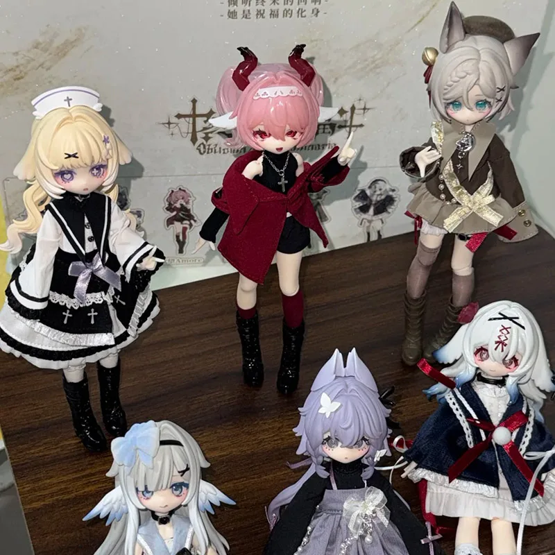

Meki Final Blessing Series Blind Box 1/8 BJD Blind Box Mystery Box Toys Cute Action Anime Figure Kawaii Model Gift in stock
