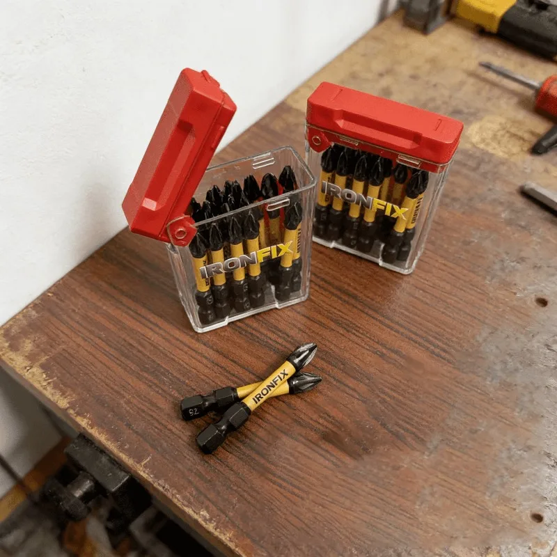 High Quality 20pcs PZ2 Screwdriver Bits Set For Electric Drill Driver Tool Box Kit Hardware Accessories DIY Home Repair view 3