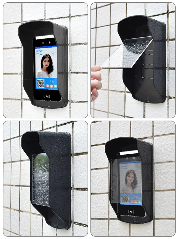 5YOA غطاء مقاوم للماء في الهواء الطلق مانعة لتسرب الماء والغبار ودرع حماية من الشمس عالمي للتحكم في الوصول إلى بصمة لوحة المفاتيح RFID #6