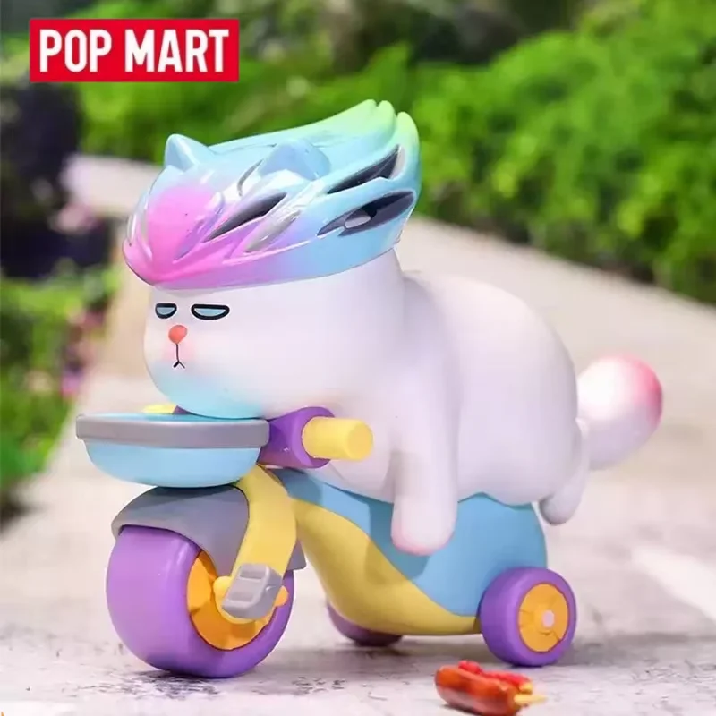 

Popmart Vivicat, милый шлем серии, слепая коробка, сумка для догадок, украшение для рабочего стола, милая модель, подарок для девочек, слепая сумка, игрушки