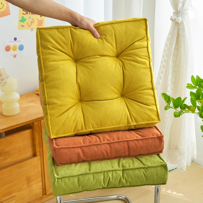 

Скандинавский утолщенный однотонный коврик для стула, подушка для спальни, напольный коврик Tat Zu, современный простой домашний текстиль