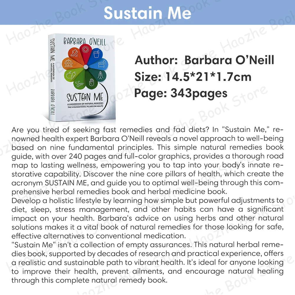 Sustain Me The 9 Foundational Pillars for Health A Handbook of Natural Remedies The Encyclopedia of Herbal Medicine in English