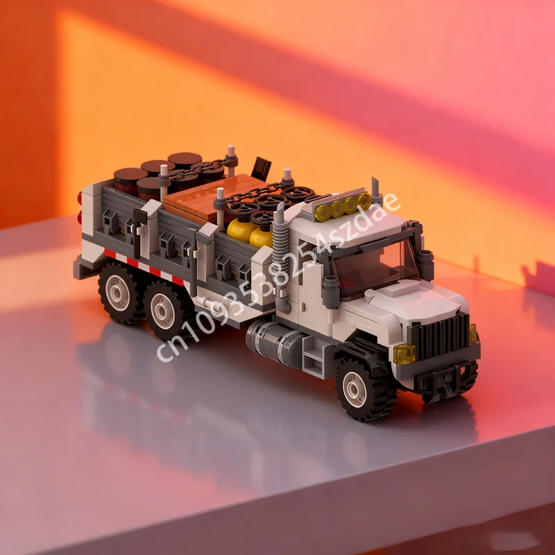 

360 шт. MOC сверхмощный грузовик City Cargoed модель строительные блоки строительный рождественский подарок DIY идея игрушки образование дети