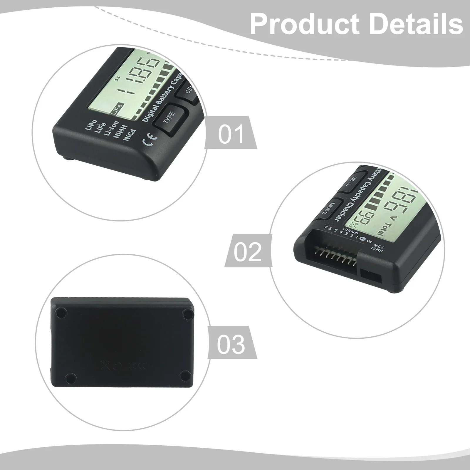 

Accurate Voltage Tester Battery Voltage Tester Battery Testing Tool Compact Product Size Comprehensive Monitoring