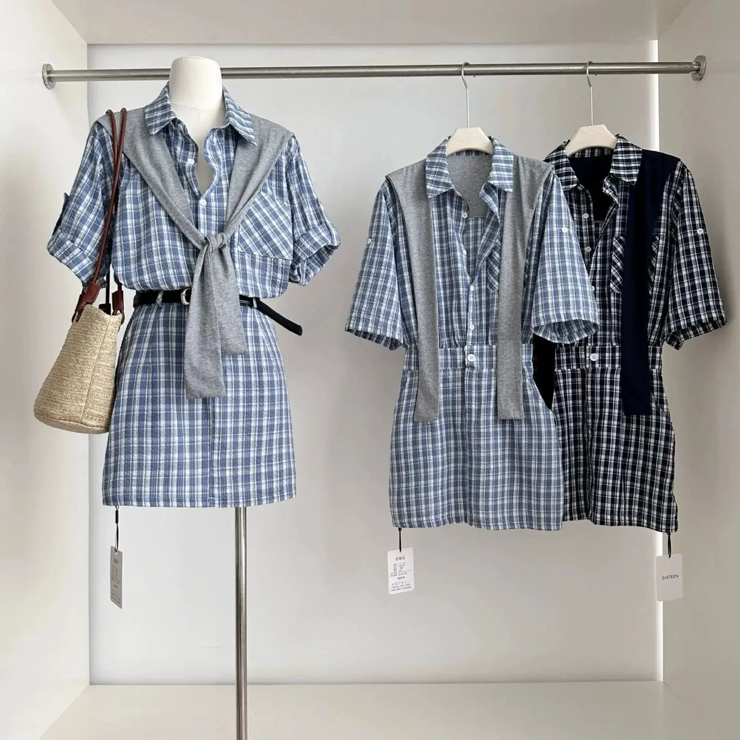 

2025 Summer Pure Desire Fashion Set Women's Design Irregular Short sleeved Top+A-line Skirt Pants Two piece Set