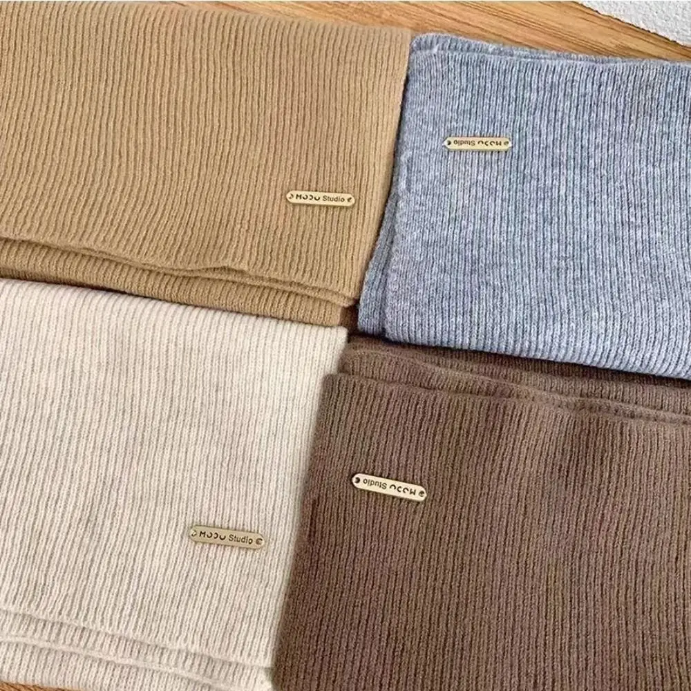 

Защитная шаль для шеи, однотонный шарф с крестом, шерстяной утепленный шейный платок, теплый шарф для девочек