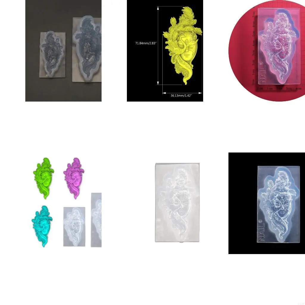 

Fairy Dancing Girl Decoration Car Pendant Silicone Mold for Party Decor