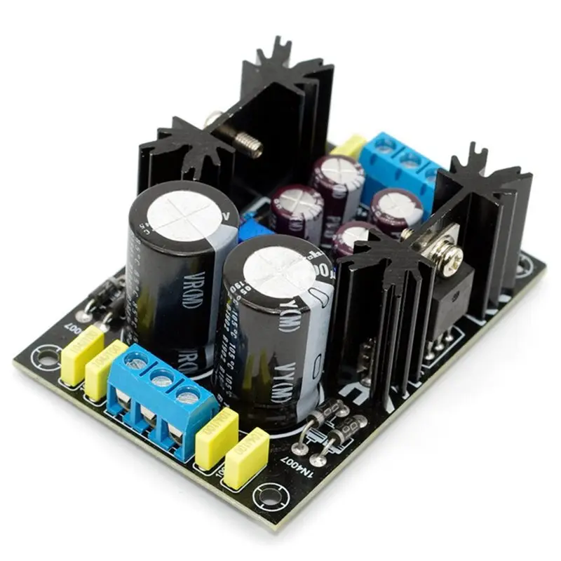 B27B Adjustable AC To DC Power Supply Board LM317 LM337 Voltage Regulators 5V 12V 15V 19V 24V Negative Positive For Amplifier