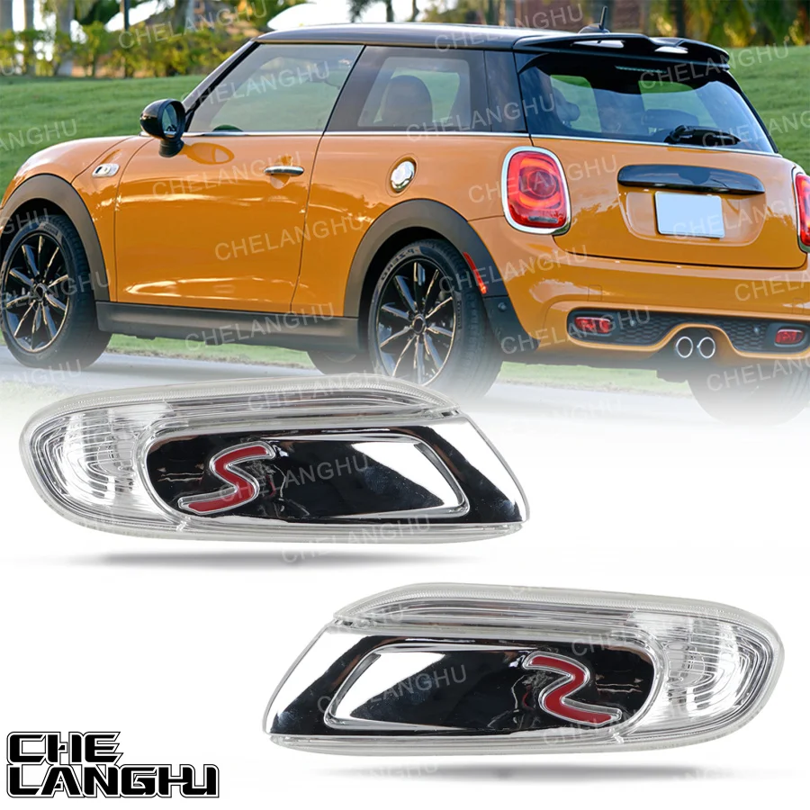 

For Mini Cooper S F55 F56 Cabrio F57 2014 2015 2016 2017 2018 2019 Front Fenders Turn Signal Side Light Lamp Indicator No Bulb