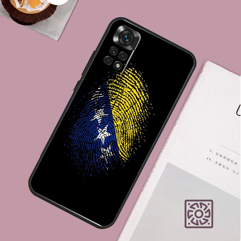 Bosnia and Herzegovina Flag Phone Case For Redmi Note 13 Pro 12 11 10 9 8 Pro 9S 10S 11S 12S 10A 9C 10C 12C 13C Cover